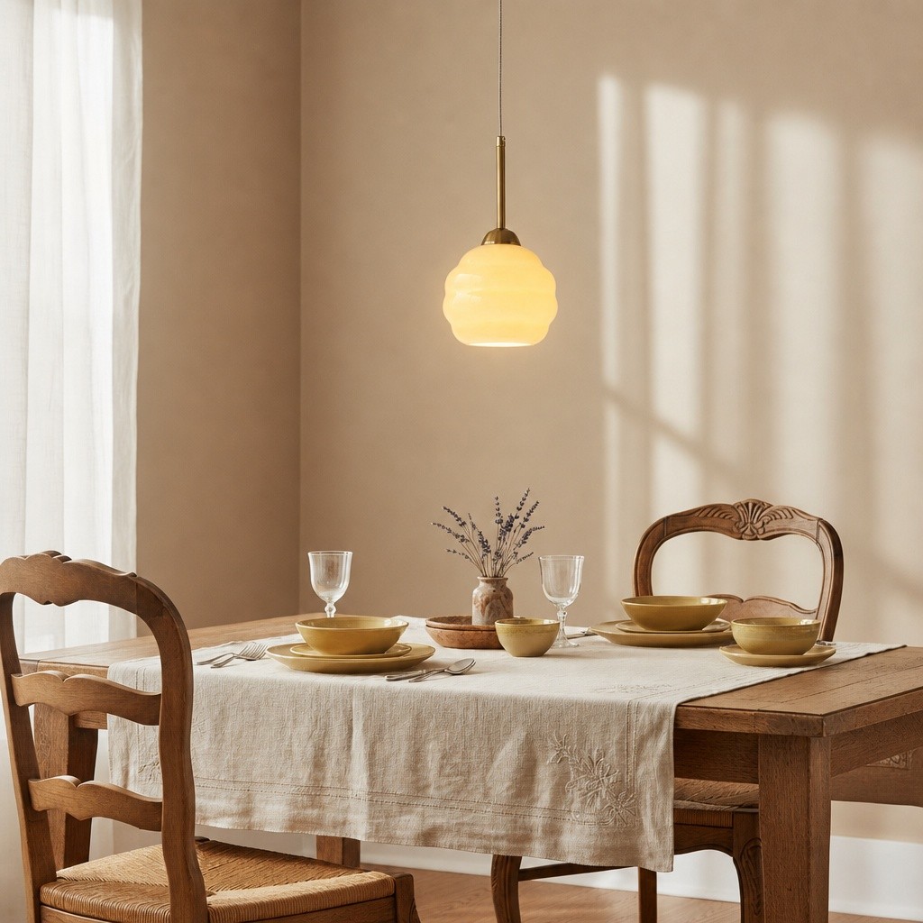 Mallew Vintage Glazen Hanglamp - Honingraatvormig ontwerp voor Slaapkamer of Hal HL3567