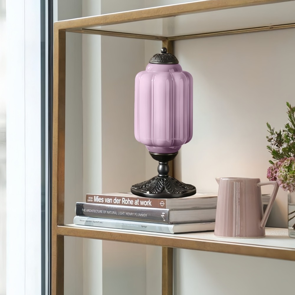 Eloise Vintage Glazen Pompoen Tafellamp HL931