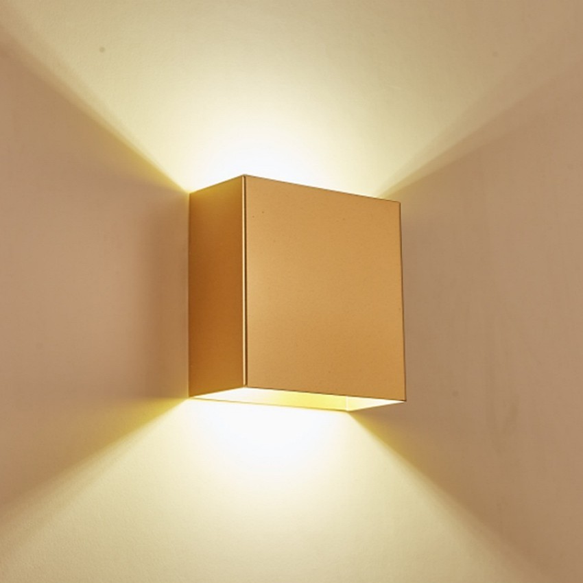 Moderne Cube LED Wandlamp Aluminium Voor Slaapkamer Huis Garage