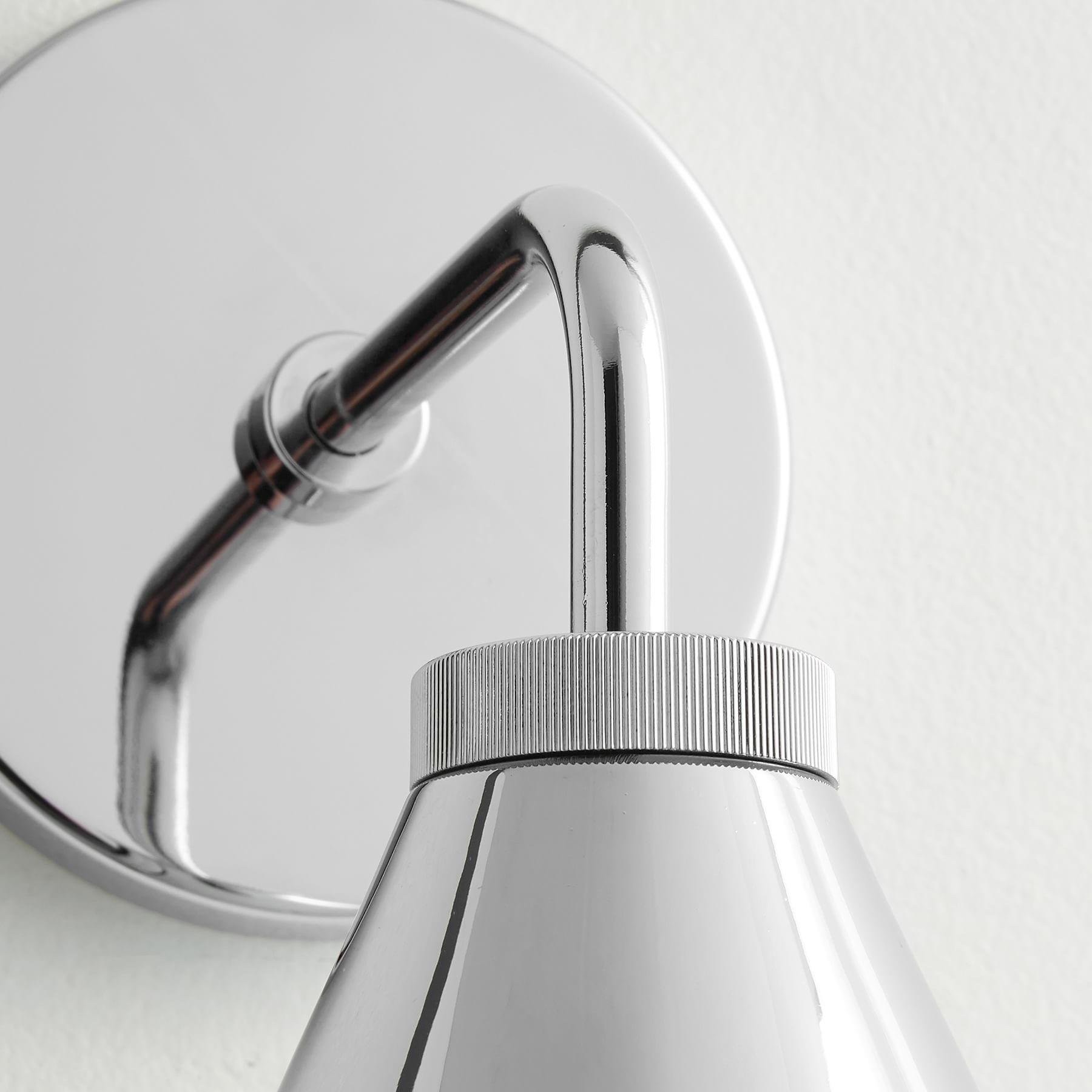 Retro metalen kegelvormige wandlamp HL969