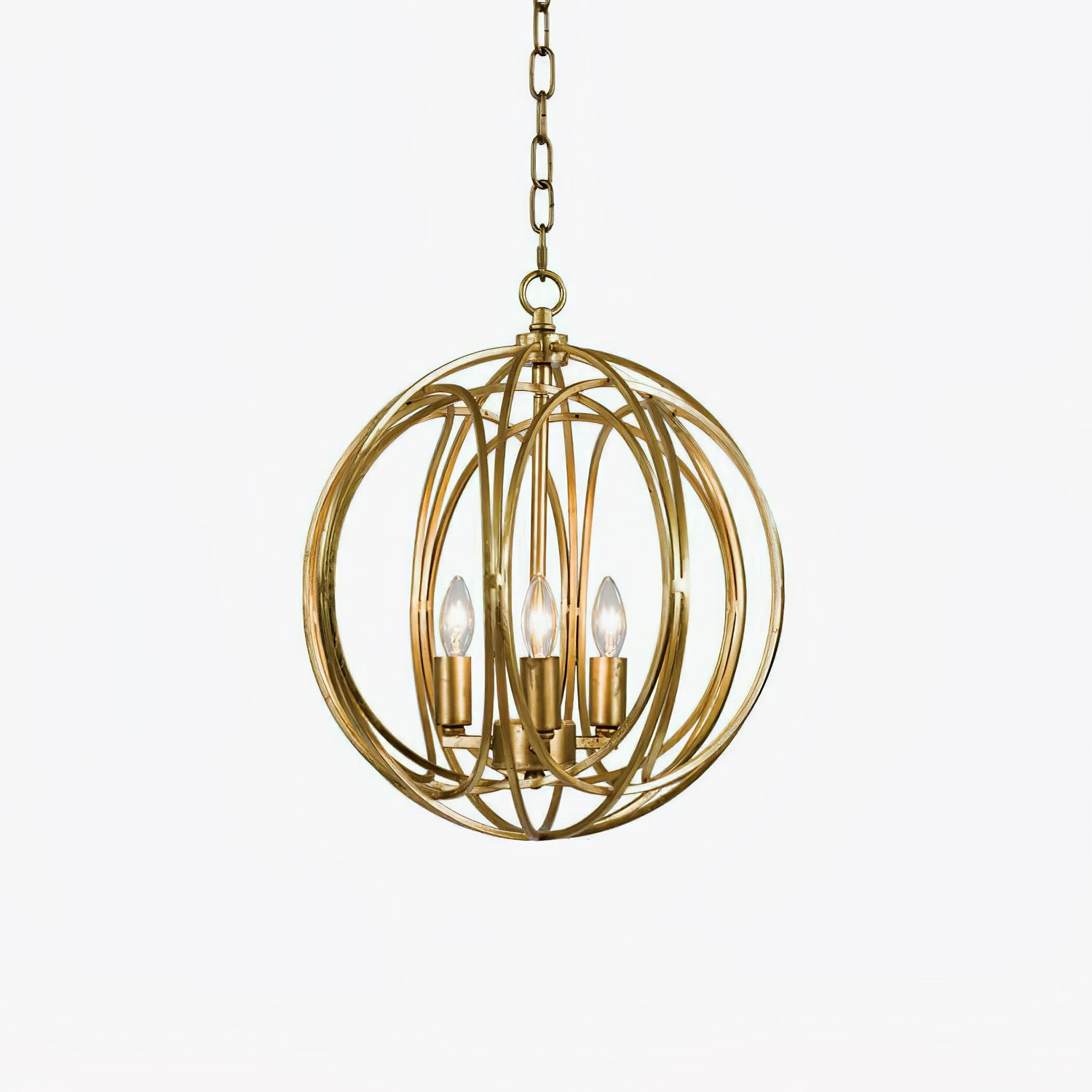 Holle metalen lijn retro hanglamp HL657