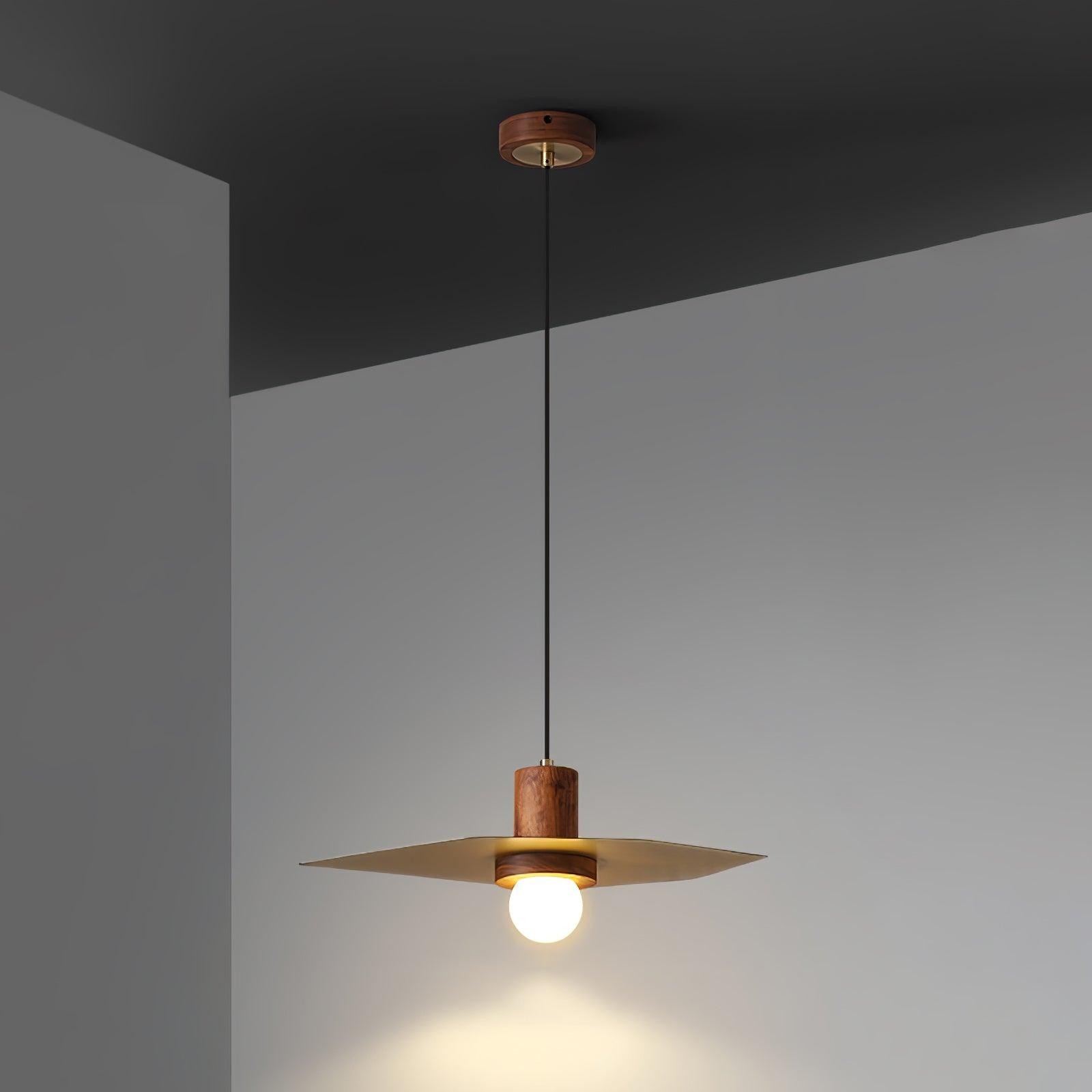 Walnoot Koper Jupiter Hanglamp HL983