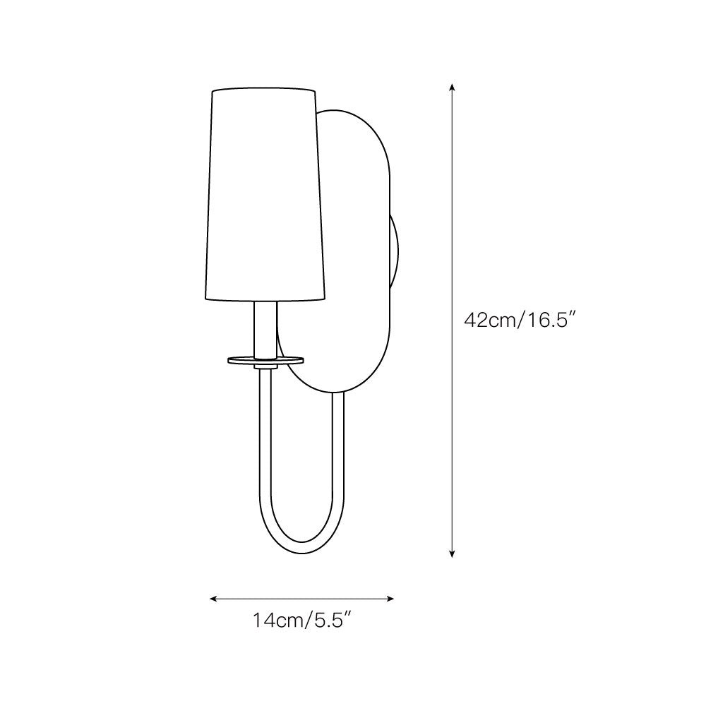 Lara wandlamp HL3152
