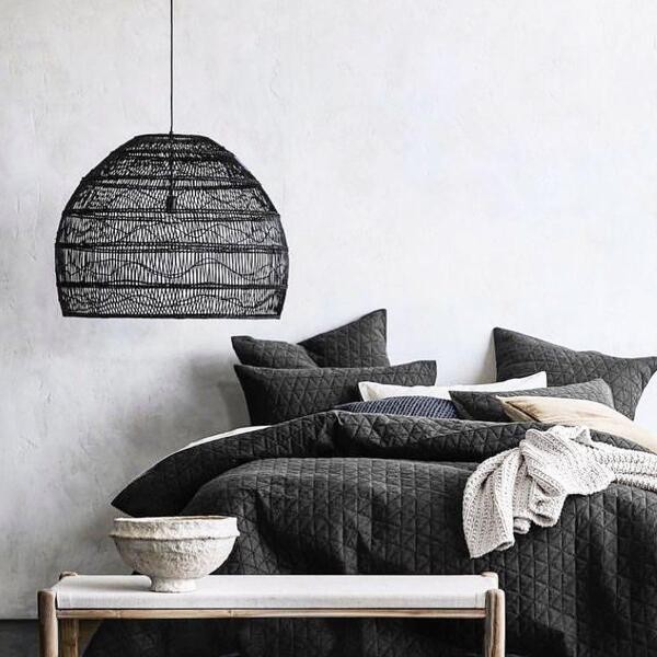 Rustieke Rieten Mand Rotan Kooi Hanglamp HL161