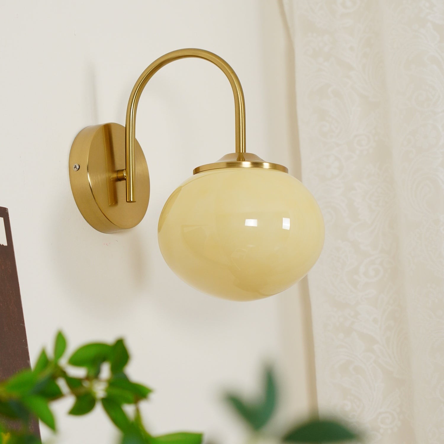 Traditionele ronde klassieke wandlamp HL598