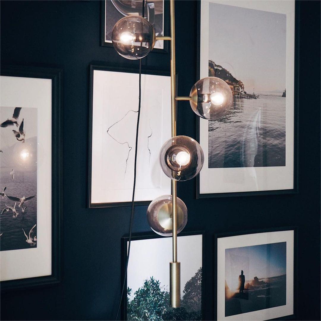 Orb moderne glazen bol hanglamp voor woonkamer
