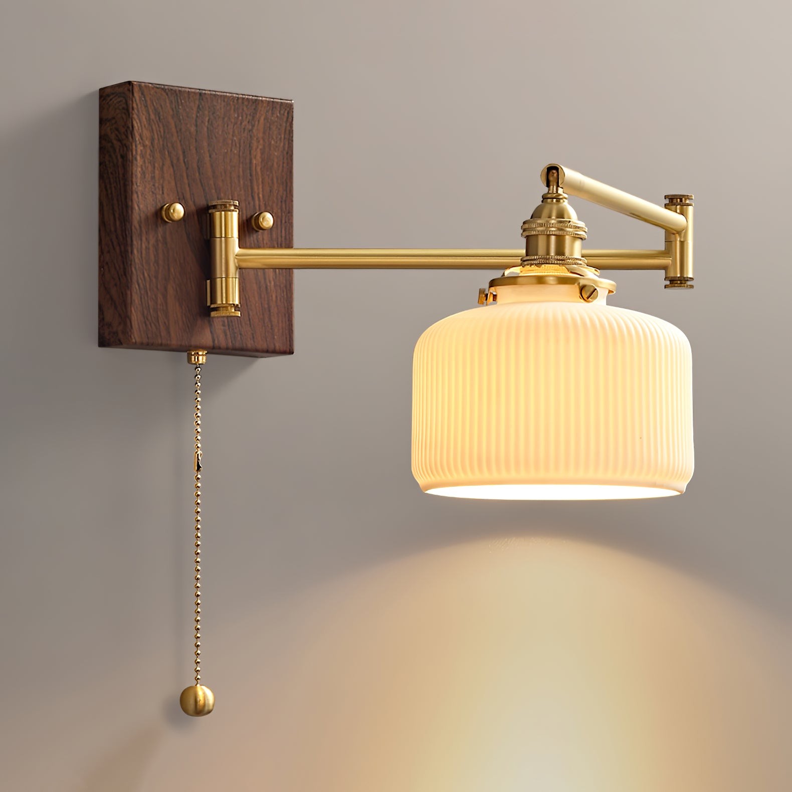 Keramische geometrie wandlamp HL499