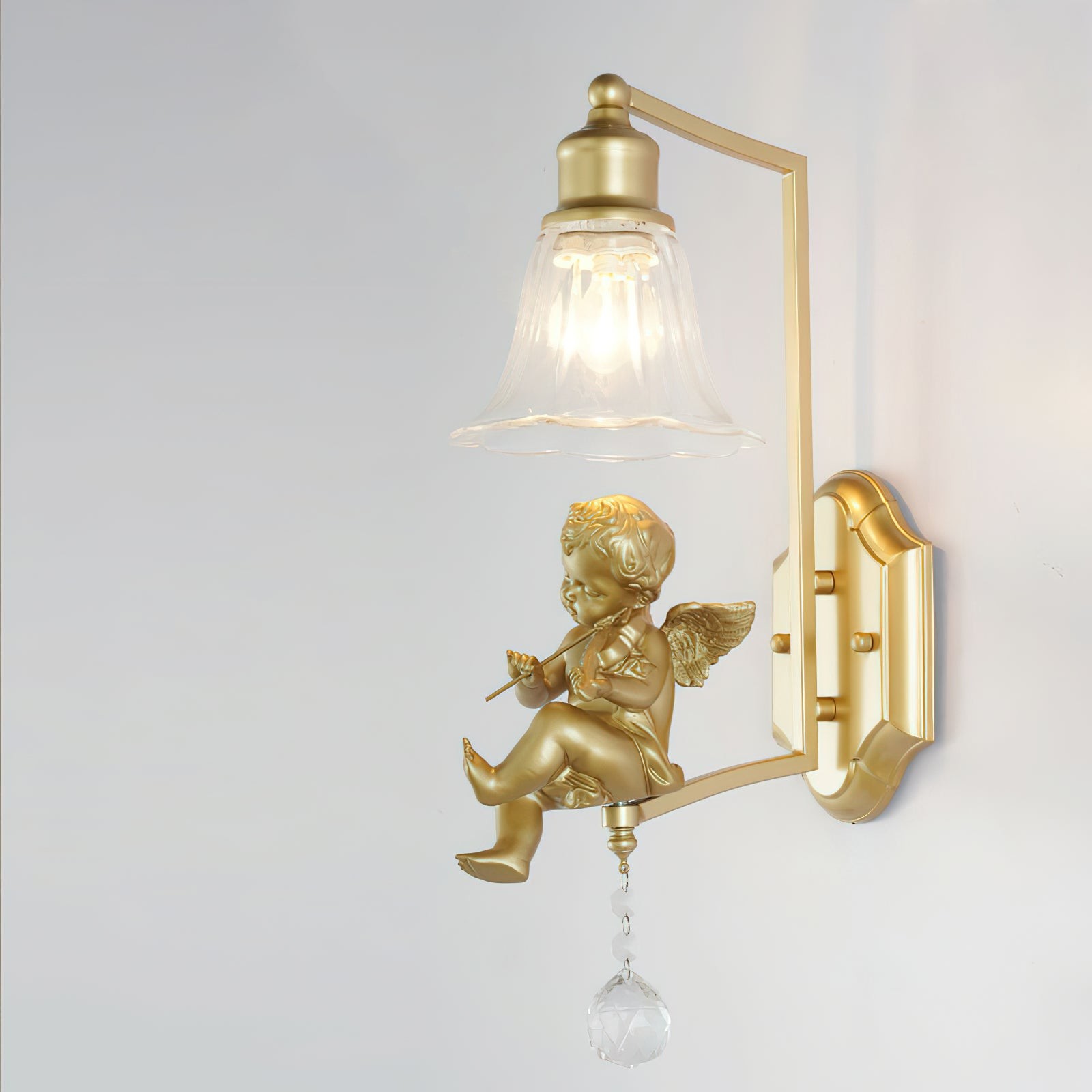 Kunstengel Wandlamp HL1133