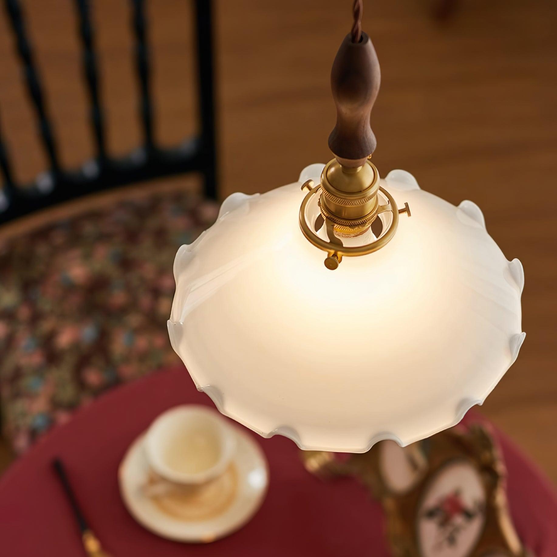 Melkachtige bloemen hanglamp HL708