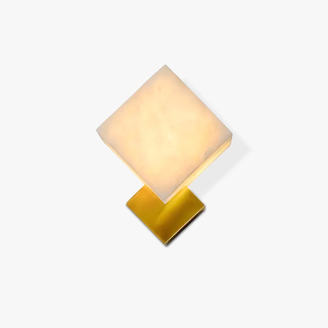 Blokvormige alabaster wandlamp HL2940