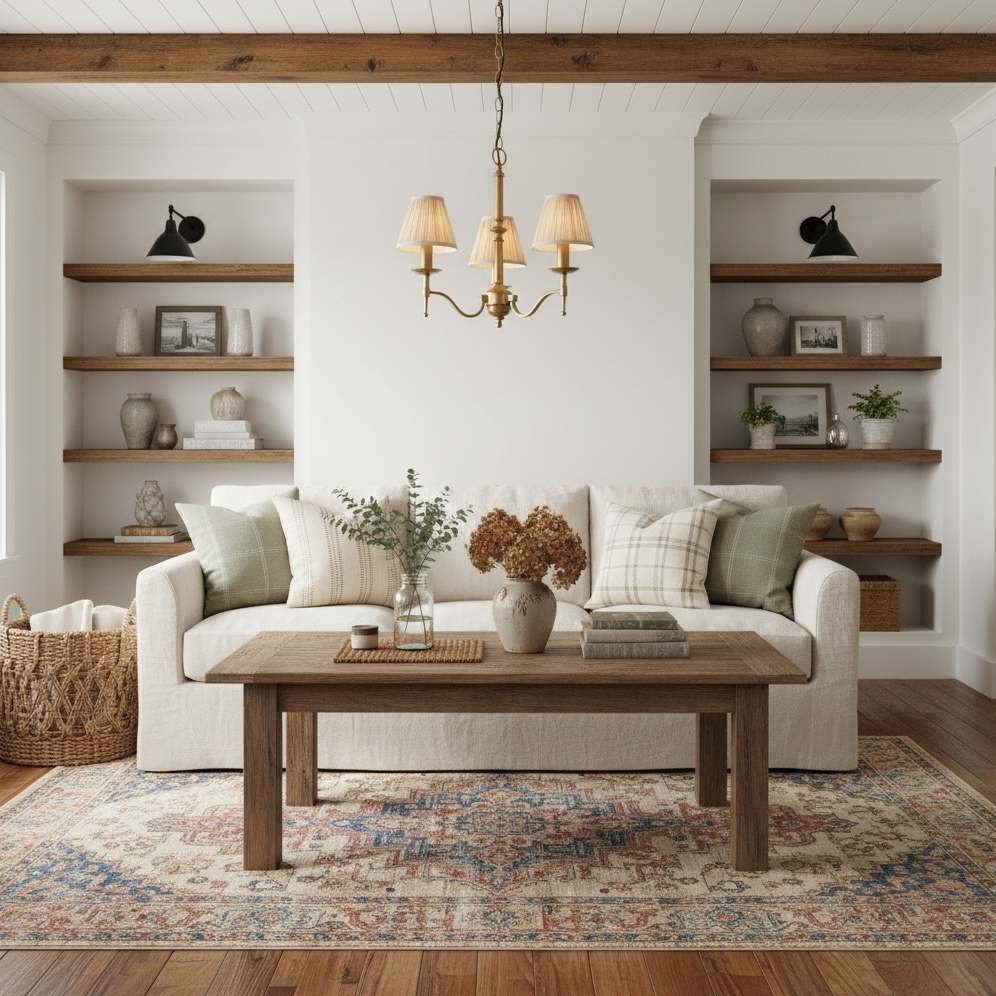 Tela Tijdloze Klassieke Elegante Stanford Kroonluchter met Meerdere Armen - Metalen Stoffen Verlichting voor Woonkamer HL2009