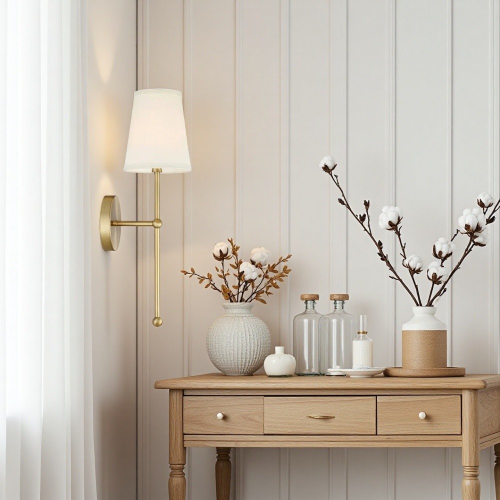 Moderne minimalistische elegantie gouden wandlamp HL982