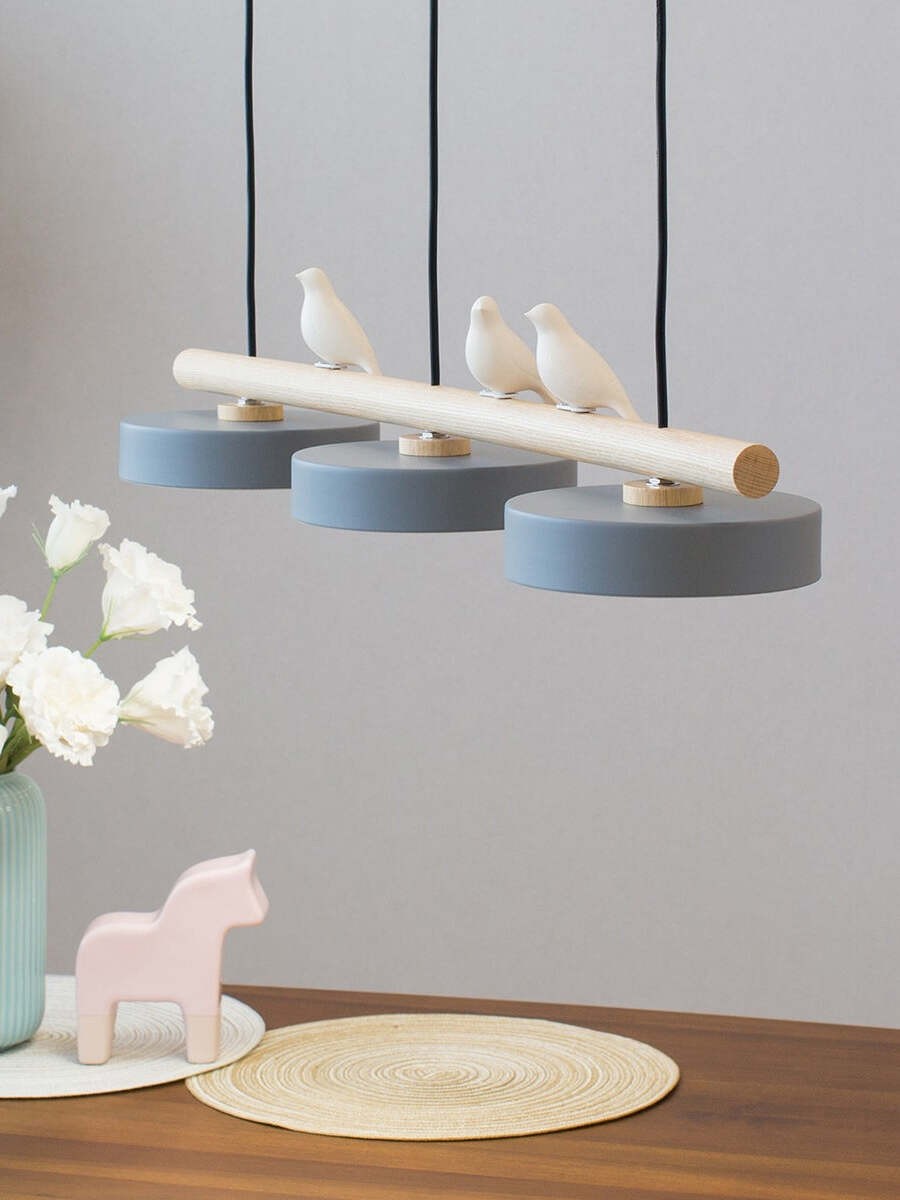 Creatieve hanglamp in de vorm van een takvogel HL943