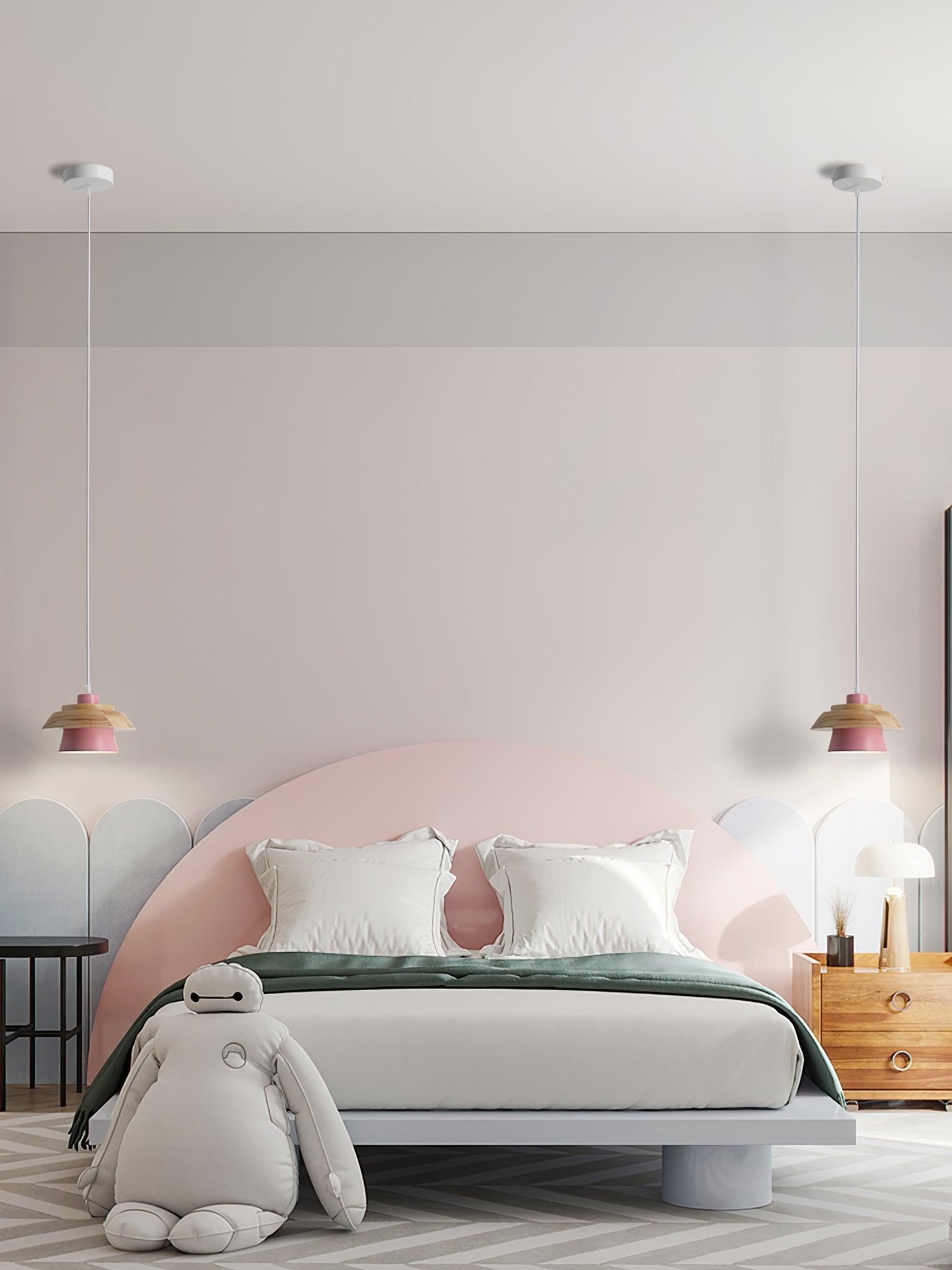 Hanglamp van steenhout HL728
