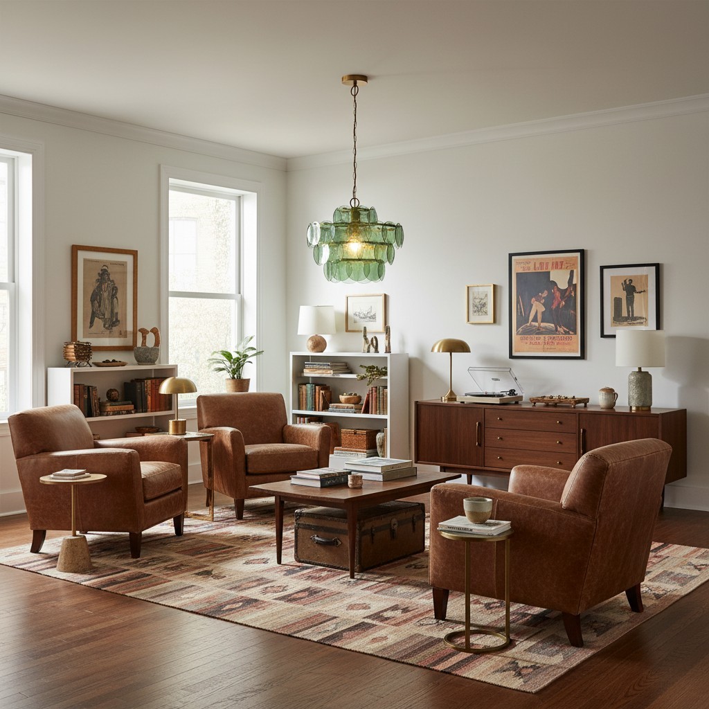 Morien kleurrijke schijf hanglamp - Artistieke hanglamp van glas en metaal voor eetkamer of slaapkamer HL2299