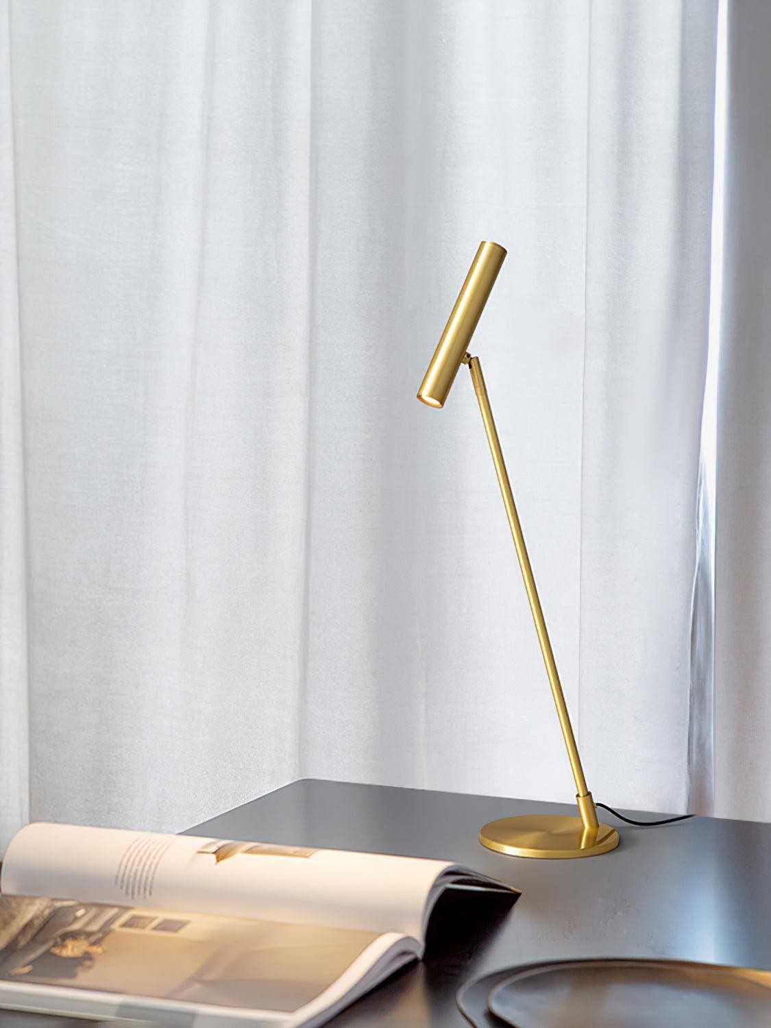 Moderne minimalistische messing verstelbare LED vloerlamp HL882
