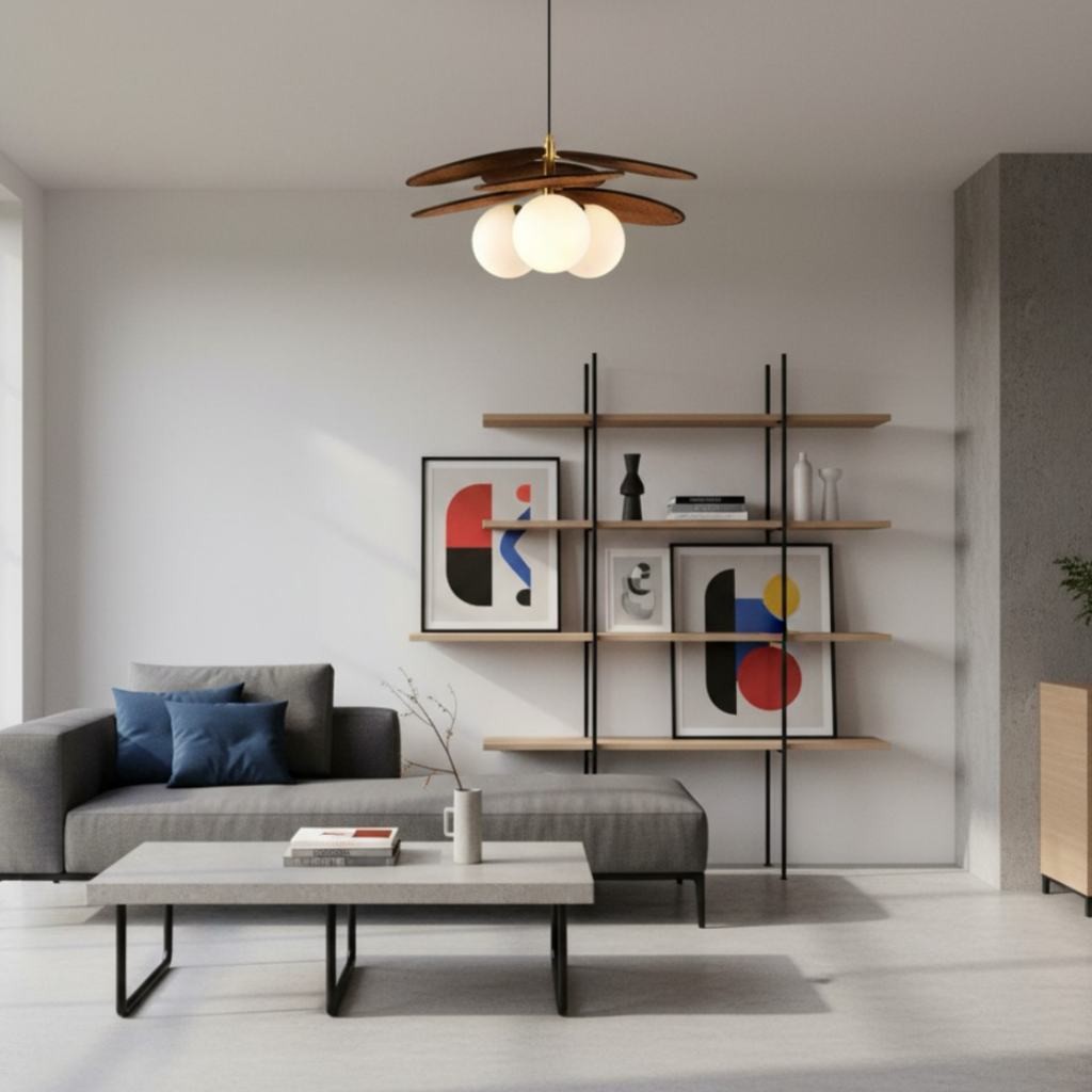 Orrise Artistic Layered Petal Pendant Light - Natuurlijk geïnspireerde lamp voor hal en slaapkamer HL2317