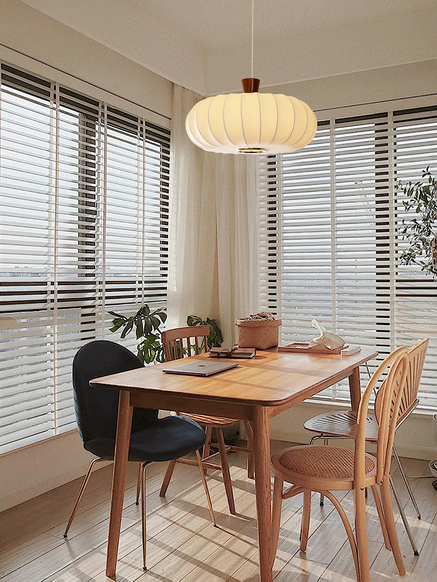 Klassieke zijden lantaarn hanglamp HL740