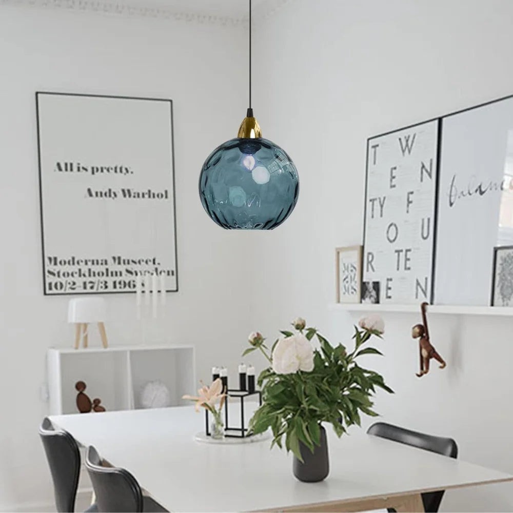 Moderne LED Nordic plafondlamp met glazen bol HL1288