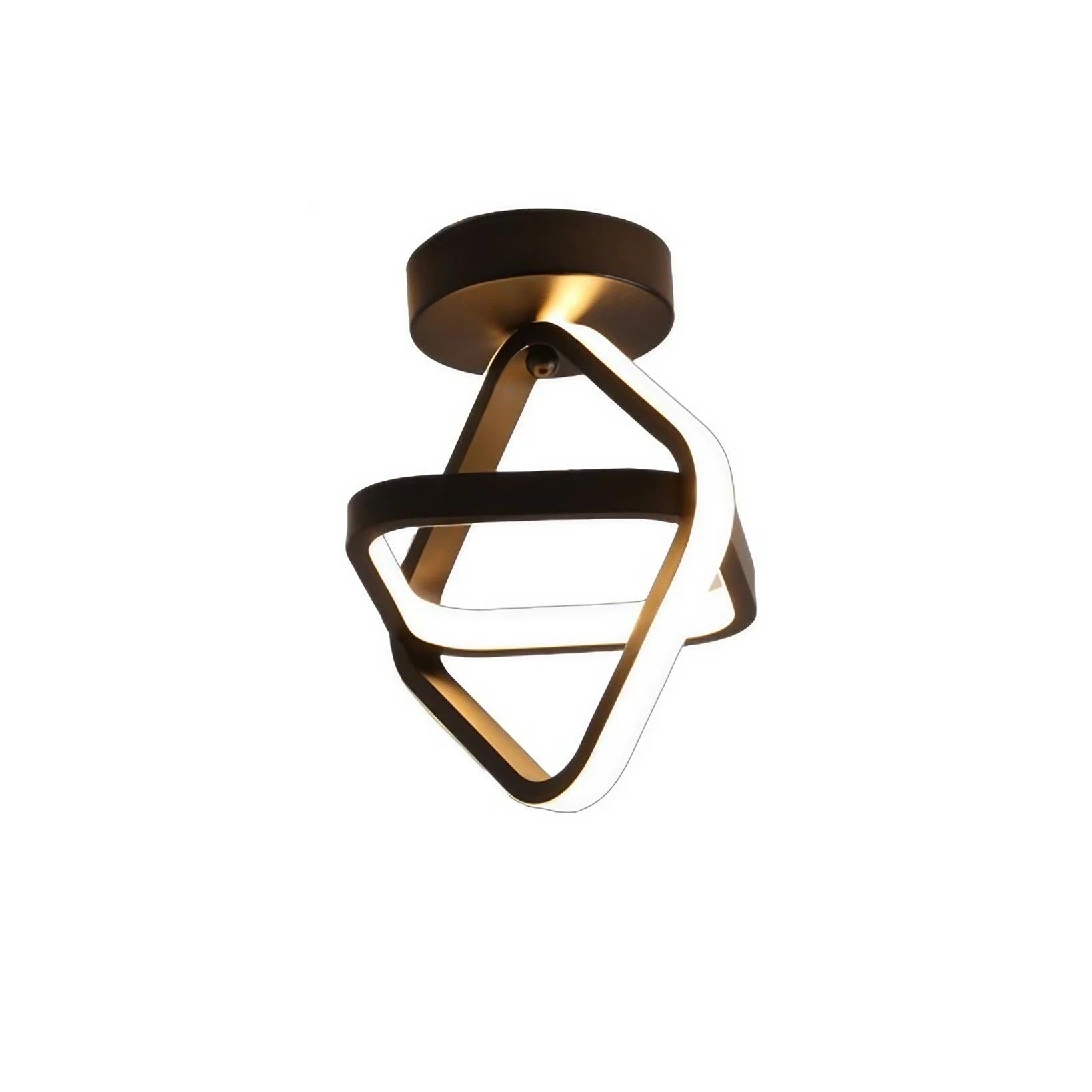 Nordic Ribbon gekruiste cirkel plafondlamp HL195