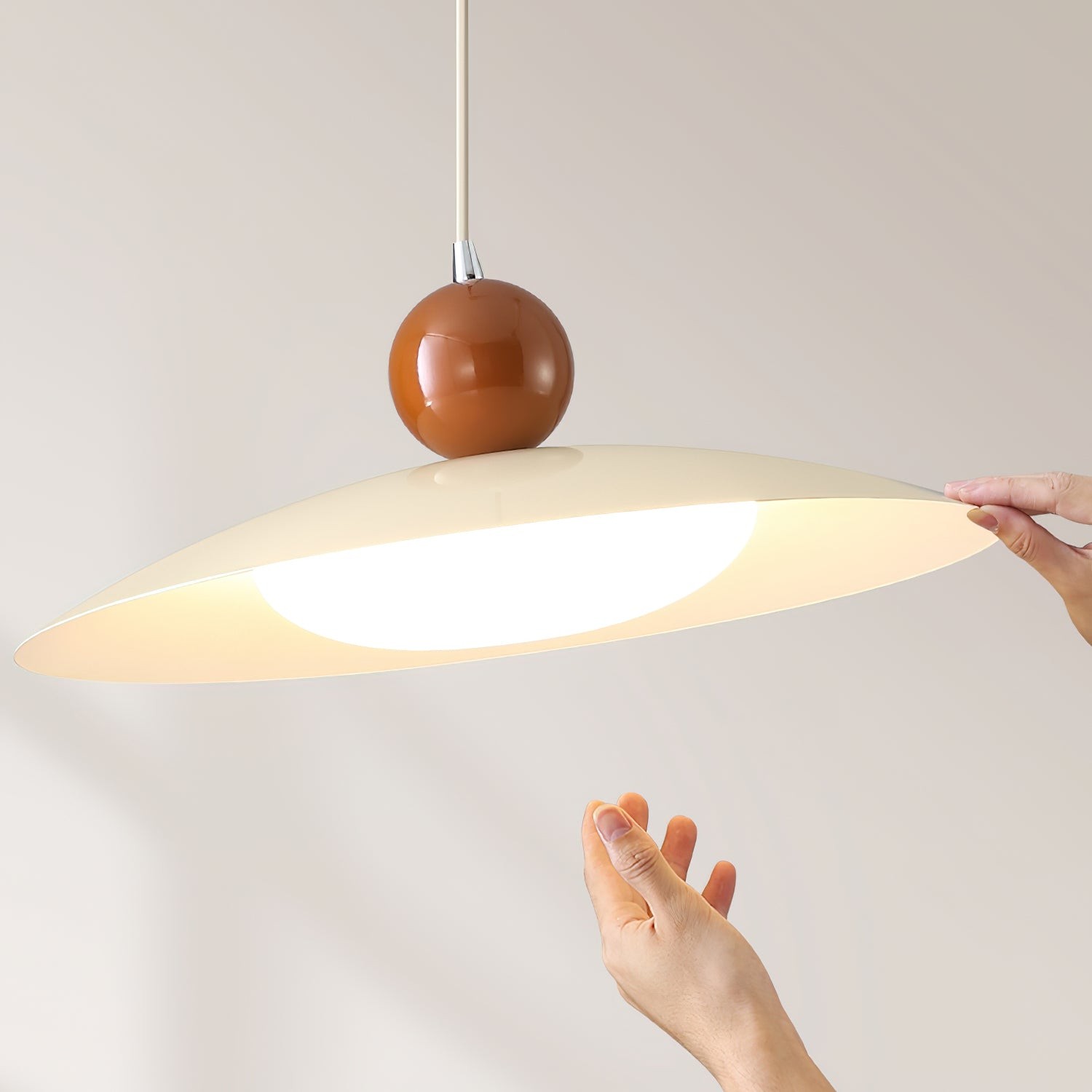 Nordic Flying Saucer Swing Arm Beweegbare Hanglamp HL789