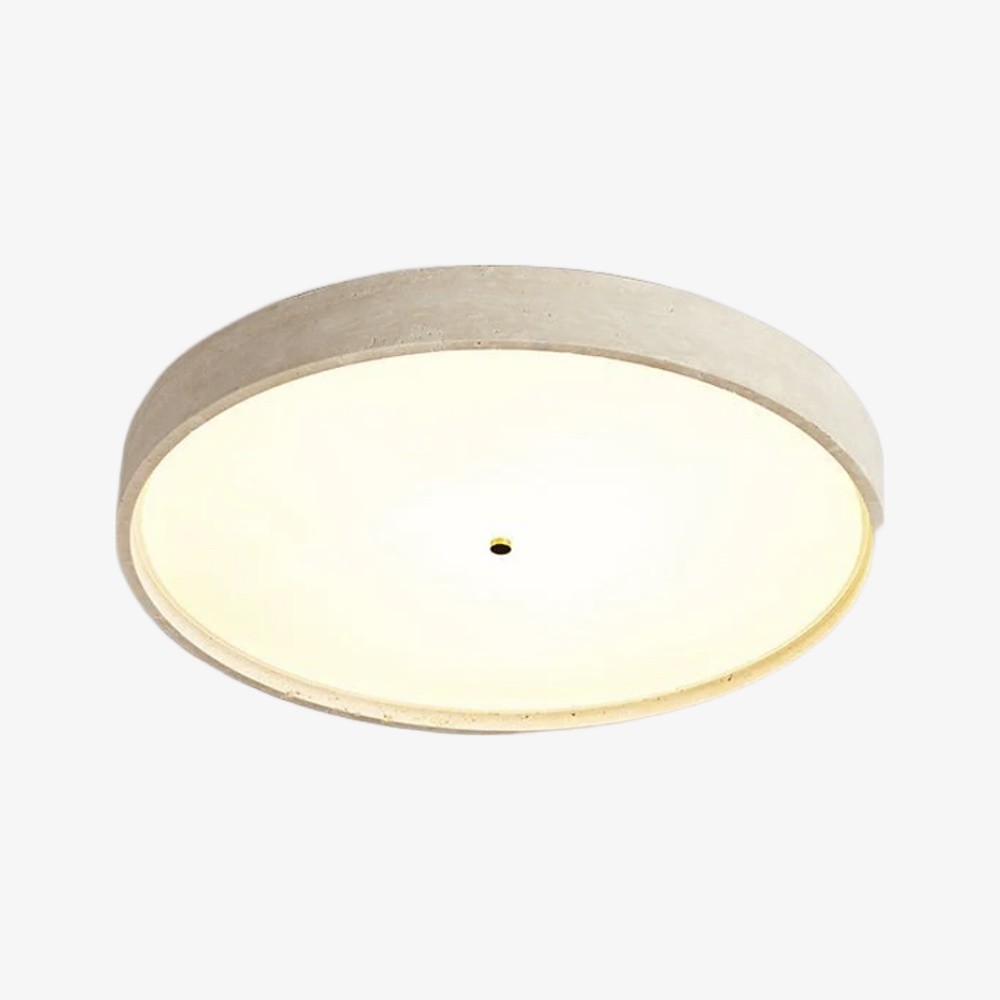 Zenthoris Travertin Plafondlamp Minimalistisch Inbouwmodel - Moderne Sfeerverlichting voor Hal HL2460