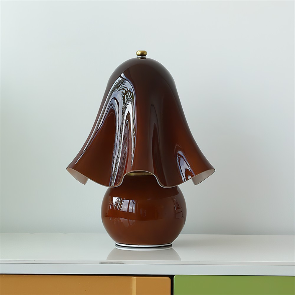 Bellina Decoratieve Tafellamp - Sculpturale Klokvormige Bloemvorm HL1644