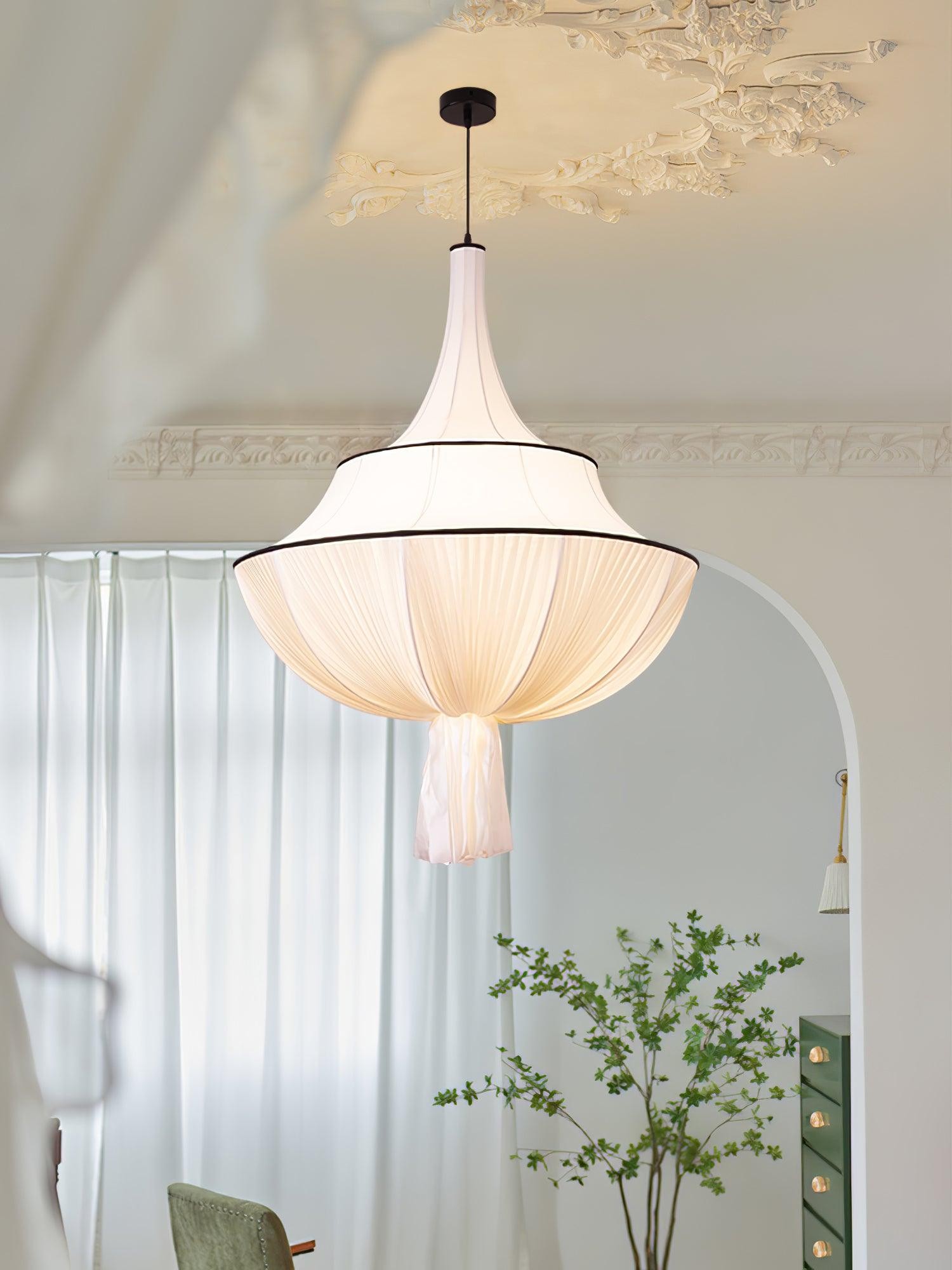 Stoffen kunst decoratieve hanglamp HL716
