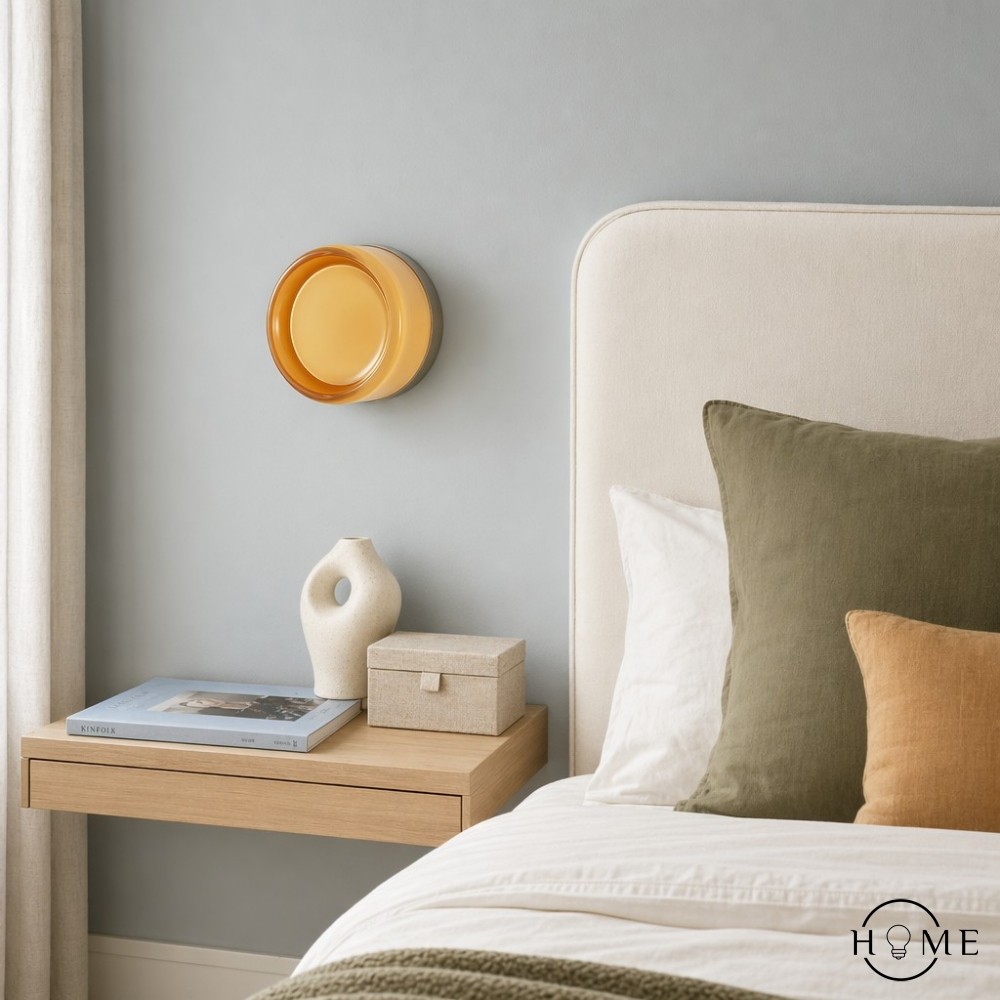 Minimalistische Ronde Dimple Wandlamp HL297
