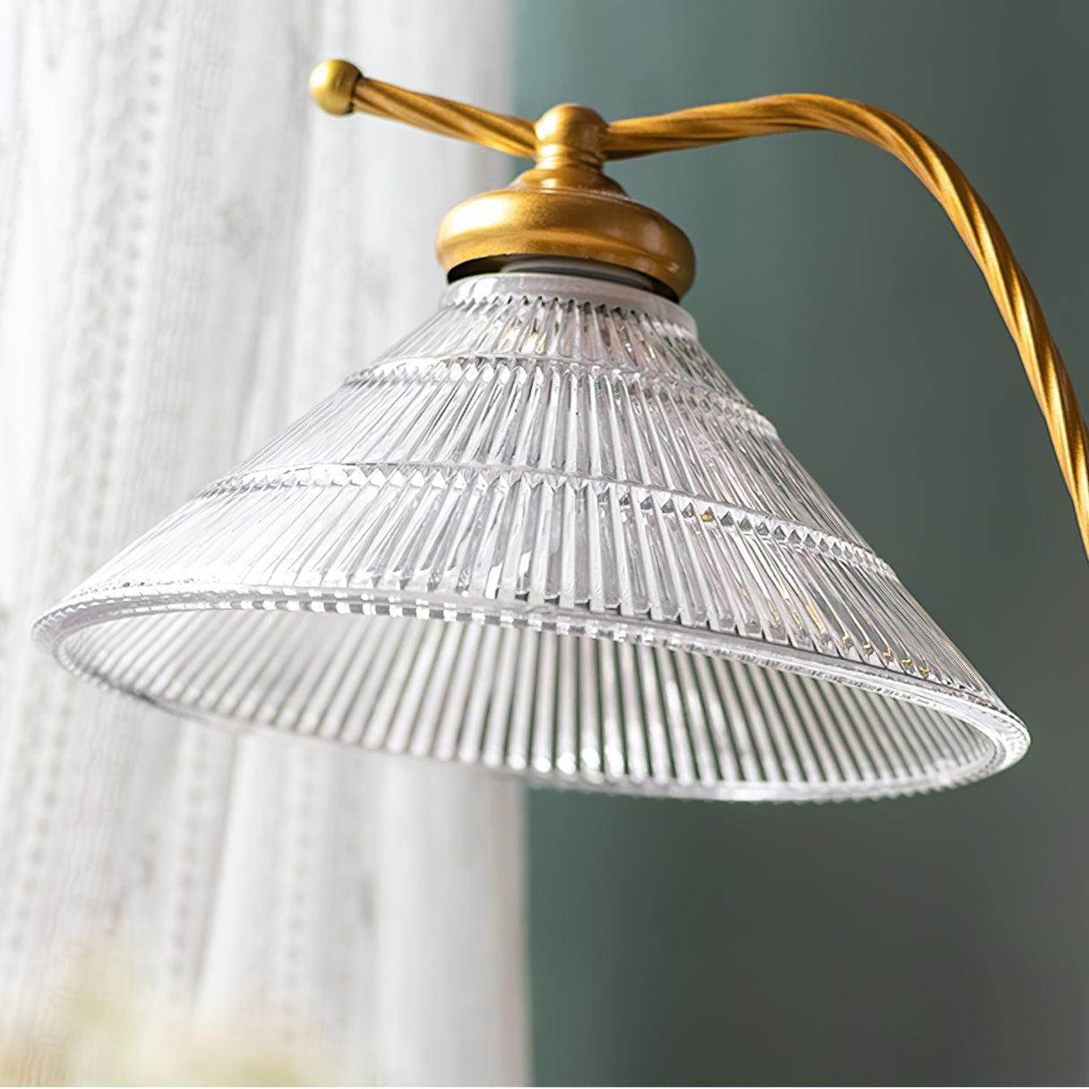 Glazen kap Vintage leeslamp HL565