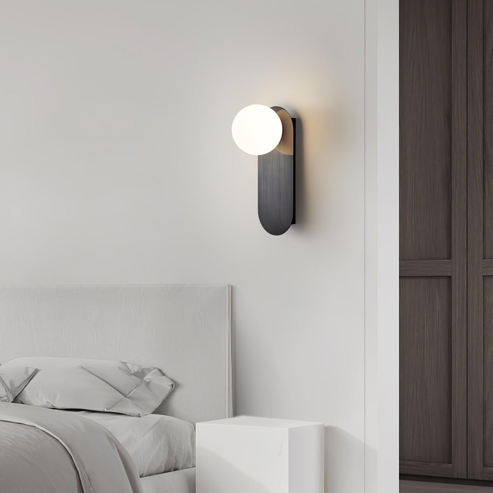 Moderne glazen wandlamp HL435