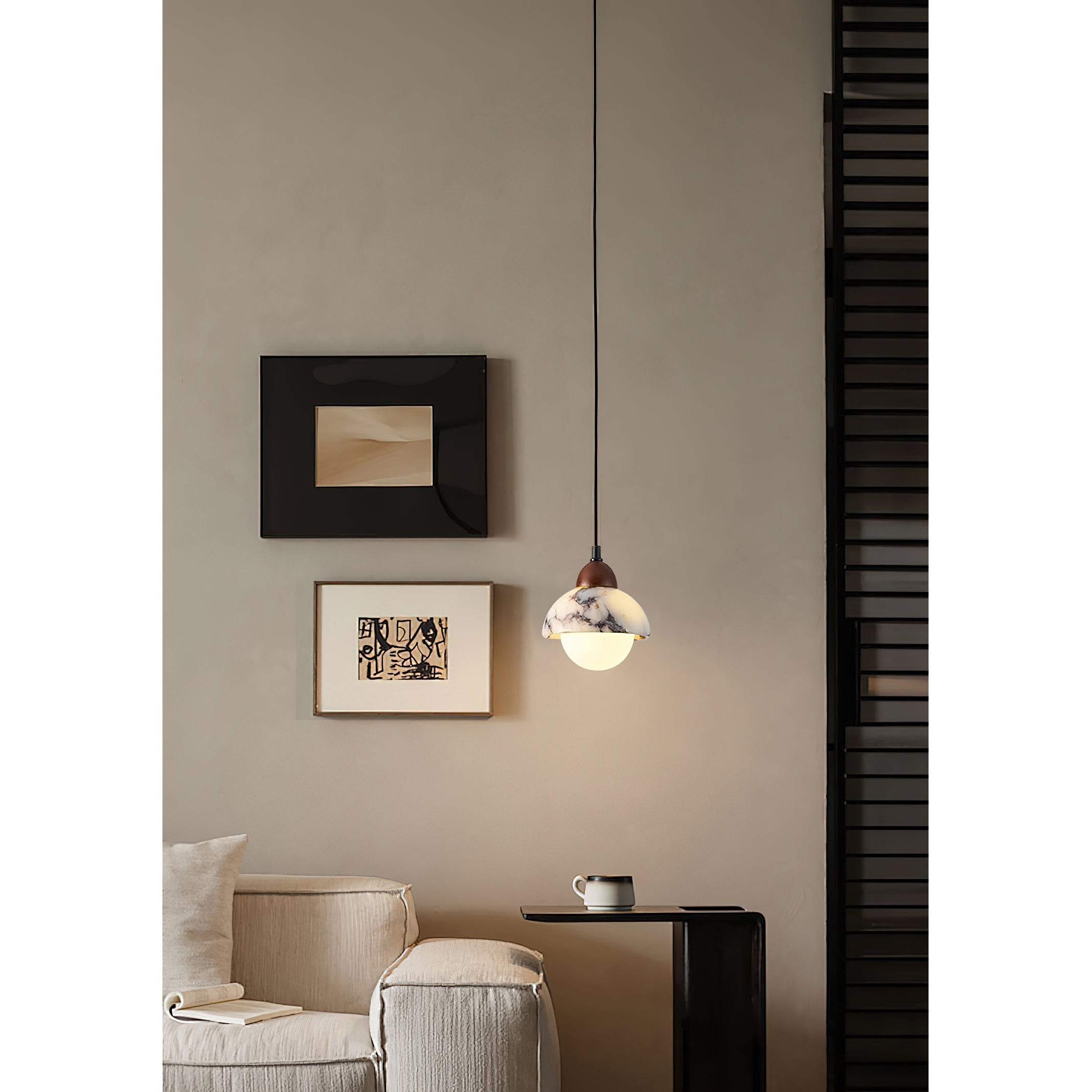 Polaris marmeren hanglamp HL3205