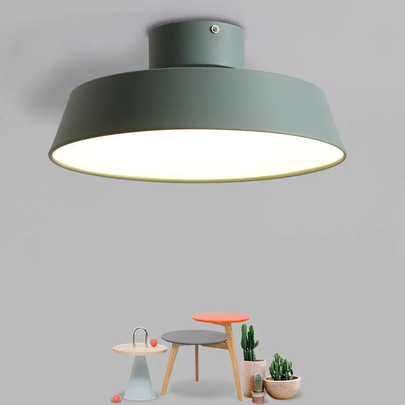 Nordic Minimalist Ronde Aluminium LED Plafondlamp HL1264