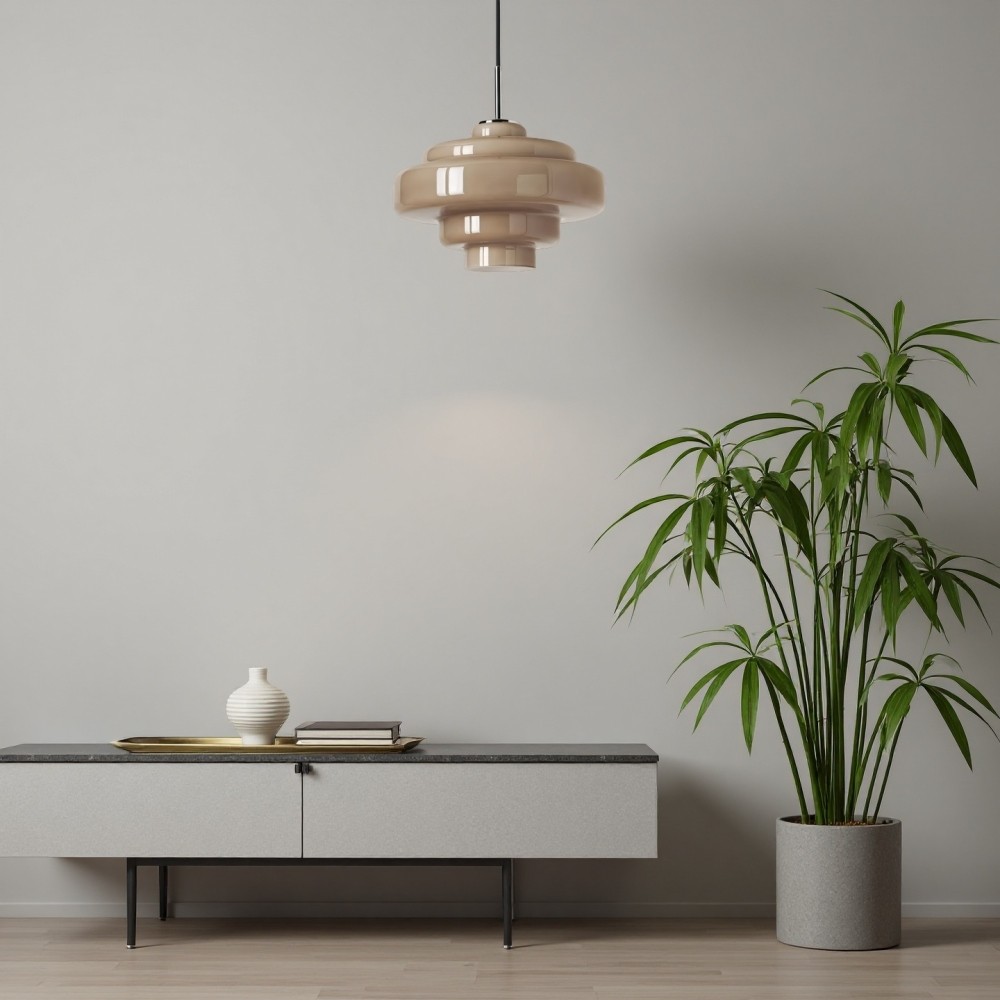 Koloro Kleurrijke Bauhaus Glazen Hanglamp - Levendige Meerlaagse Lamp voor de Keuken HL1332