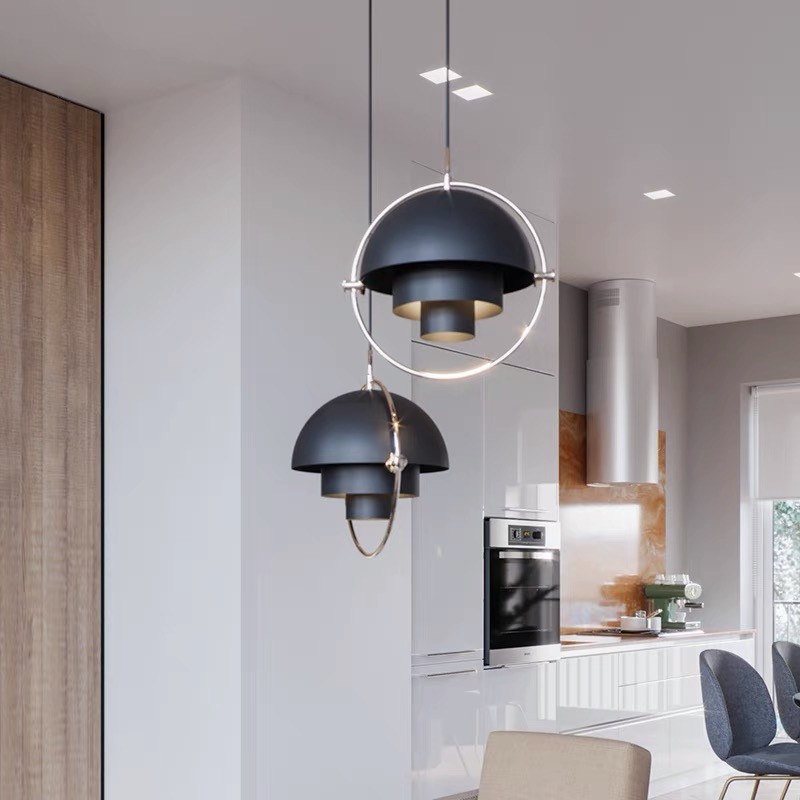 Multilayer Draaibare Metalen Hanglamp HL36