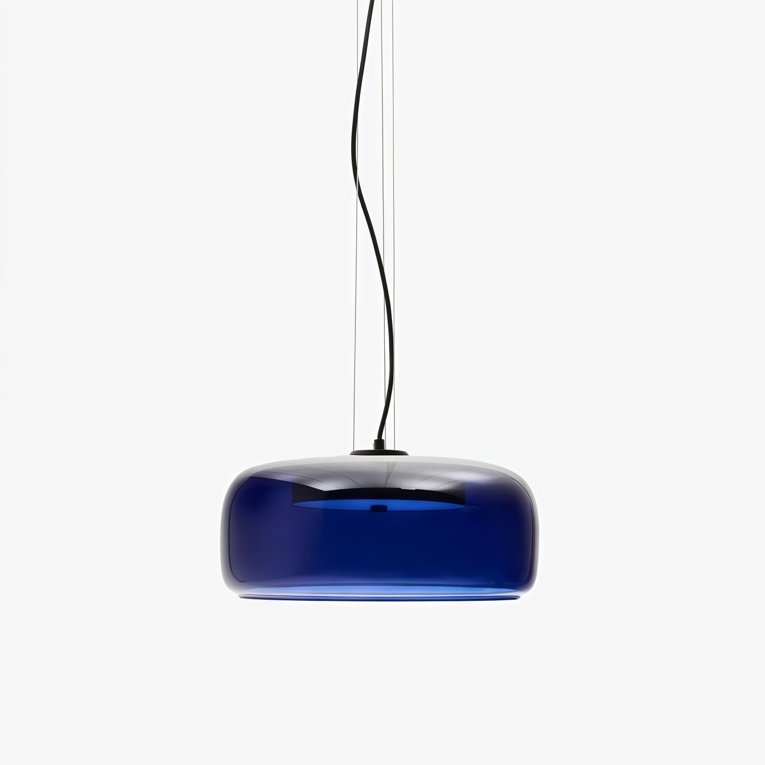 Lunorae ronde glazen hanglamp - moderne sculpturale verlichting voor de woonkamer HL2453