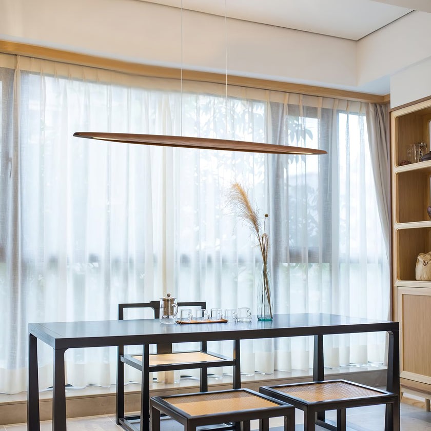 Houten horizontale hanglamp HL1155