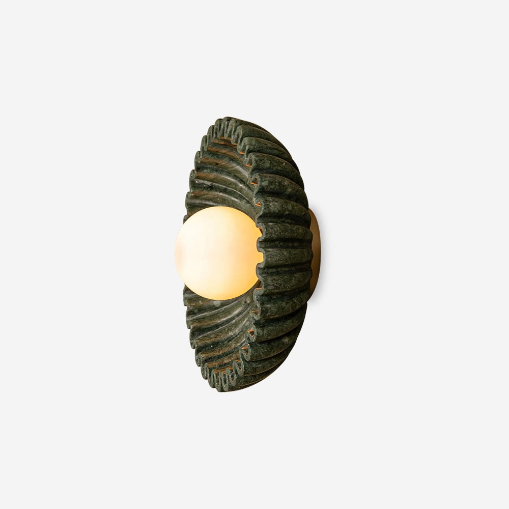 Kunststof lampenkap keramische bloem wandlamp HL375