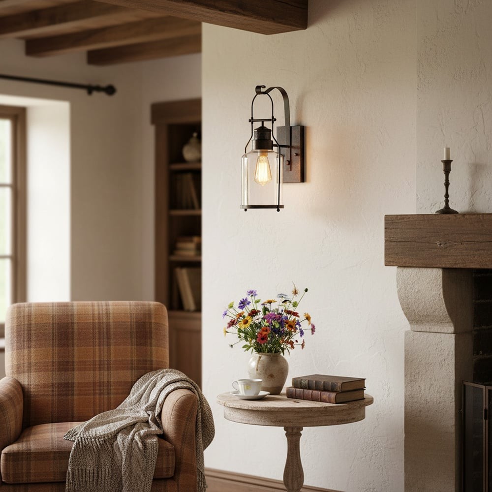 Ivoran Vintage industriële wandlamp - waterdichte wandlamp voor buiten HL1816