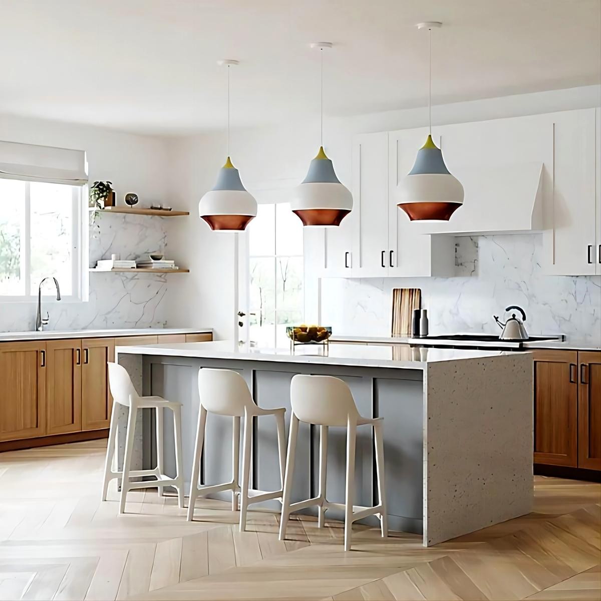 Macaron Design Cirque Gestreepte Hanglamp HL220