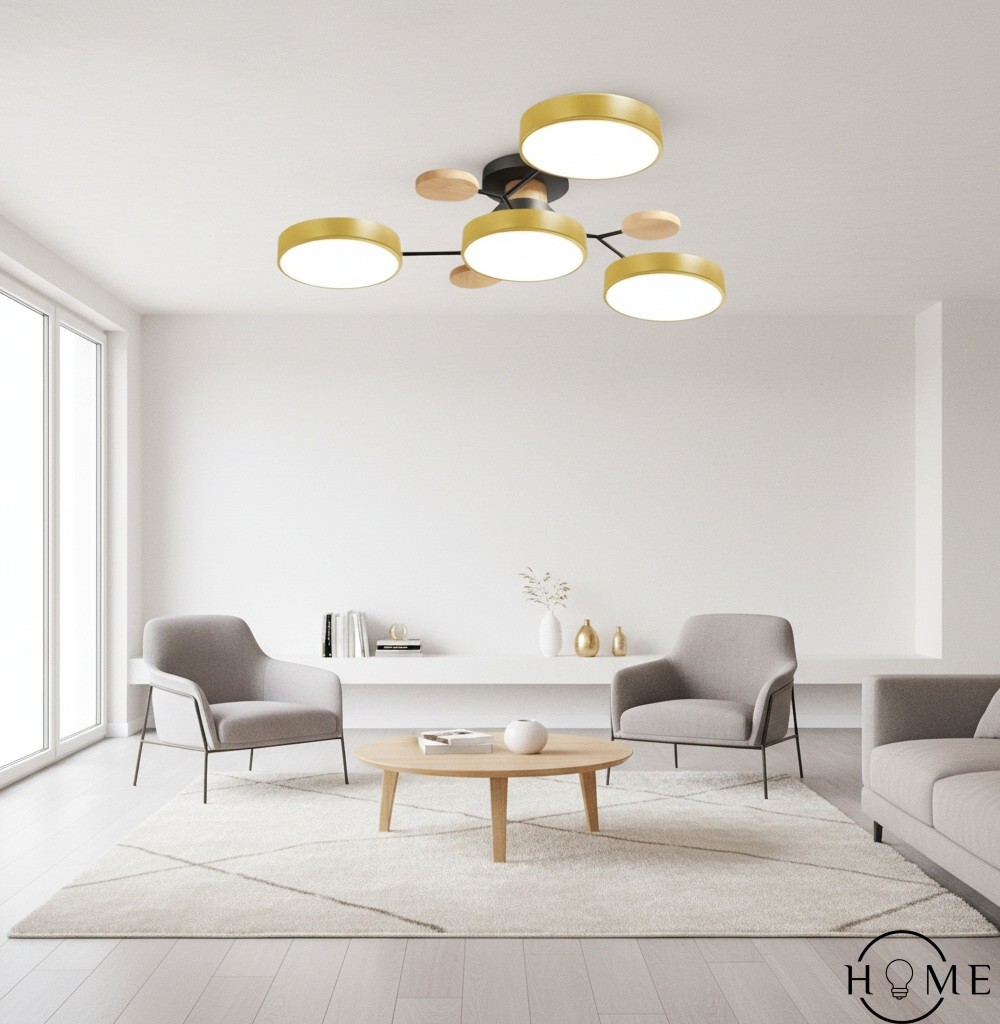 Nordic vertakte schijf LED plafondlamp HL215