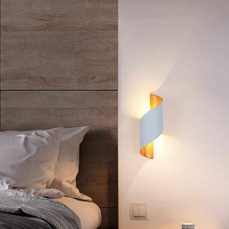 Moderne Curl Twisted LED Wandlamp HL698