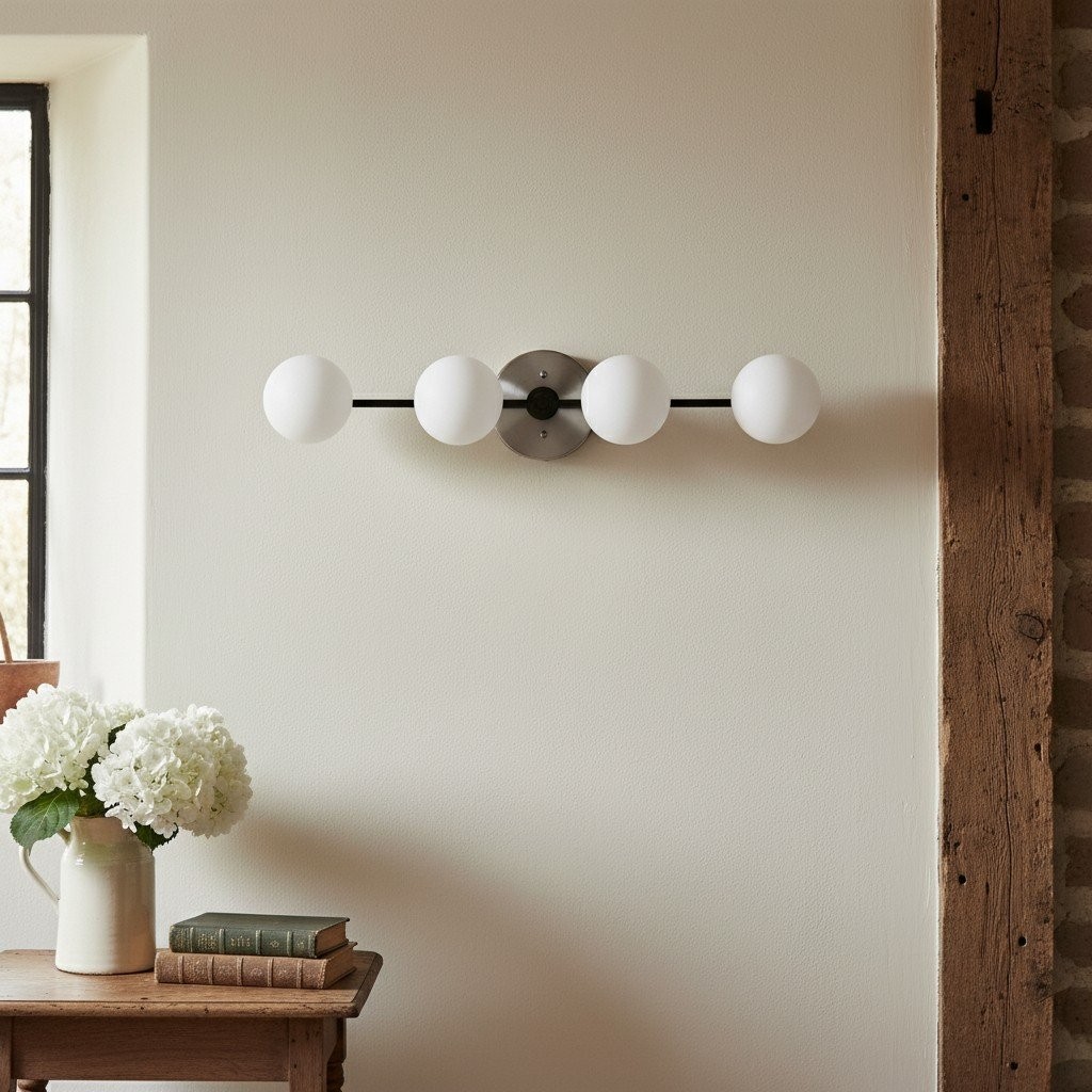 Glorica Glazen Lange Badkamerlamp - Modern Minimalistisch Wandlampontwerp HL1685