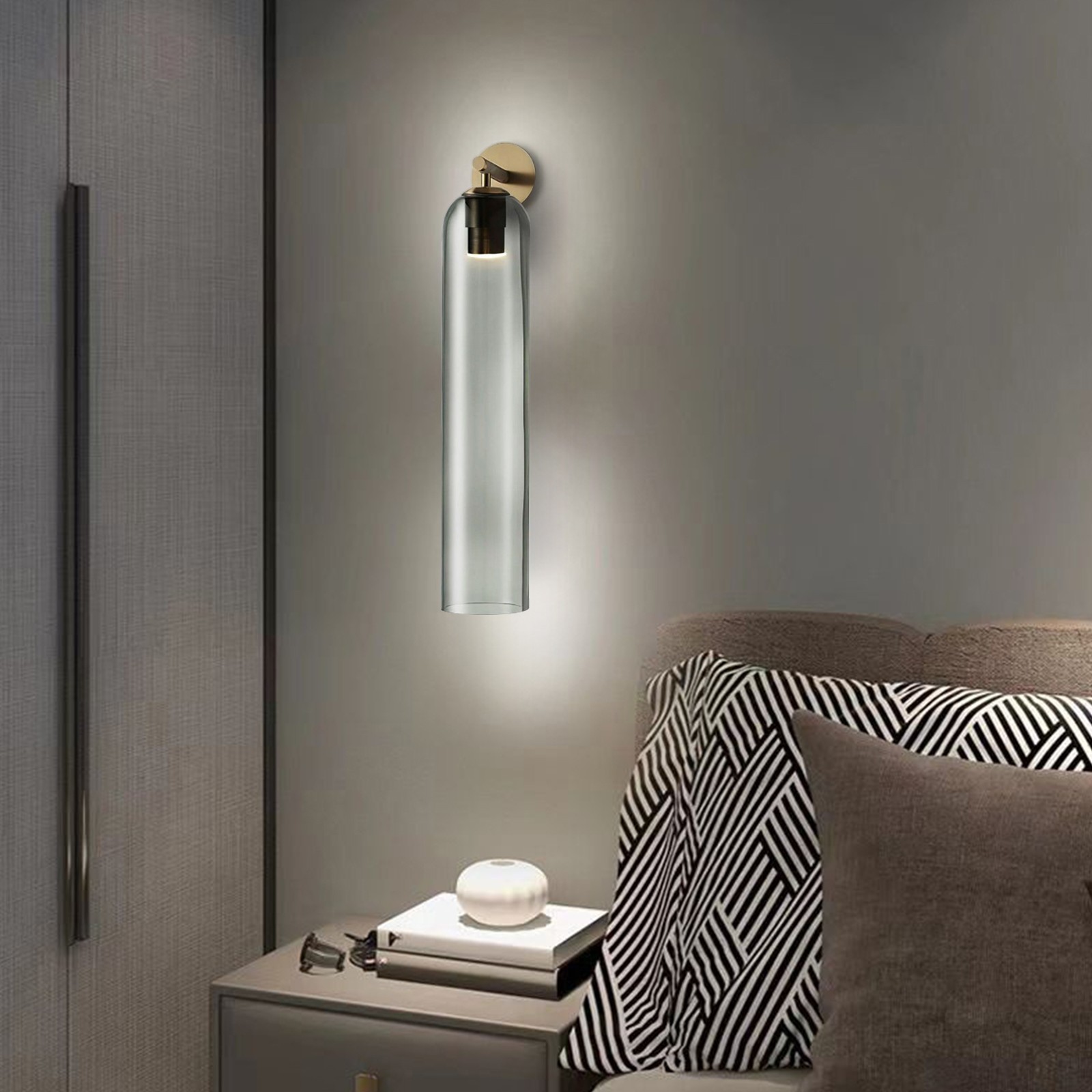 Kunstglazen wandlamp HL360