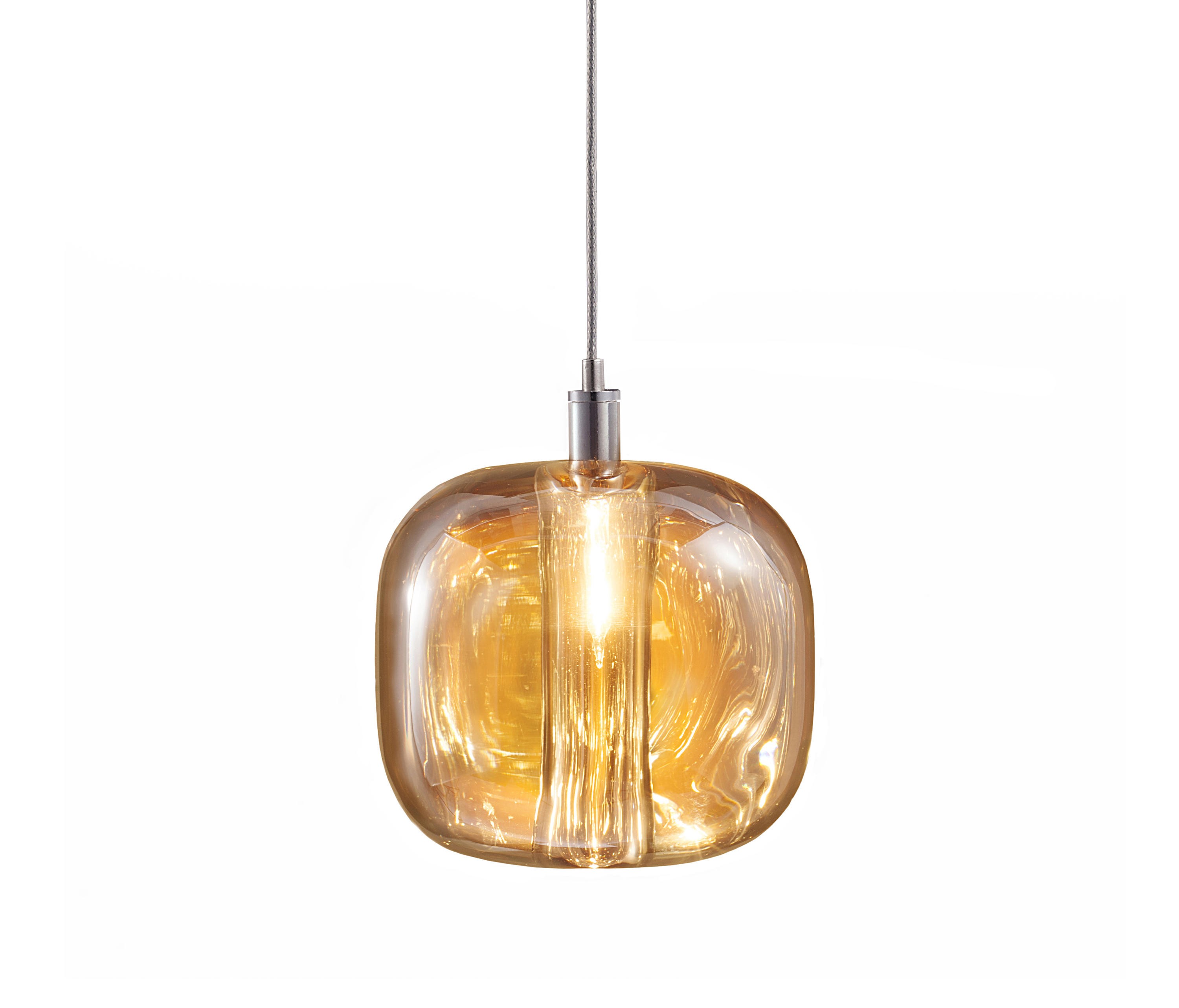 Cubie kroonluchter rookglas bol hanglamp voor kookeiland