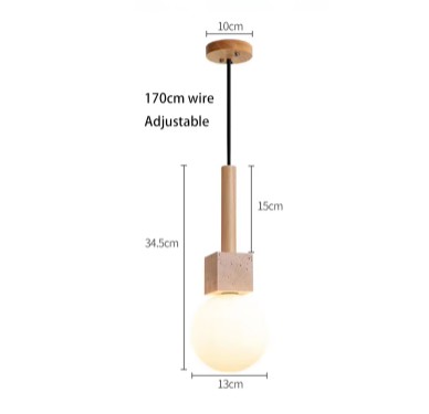 Moderne hanglamp in de vorm van een travertinkubus HL3481