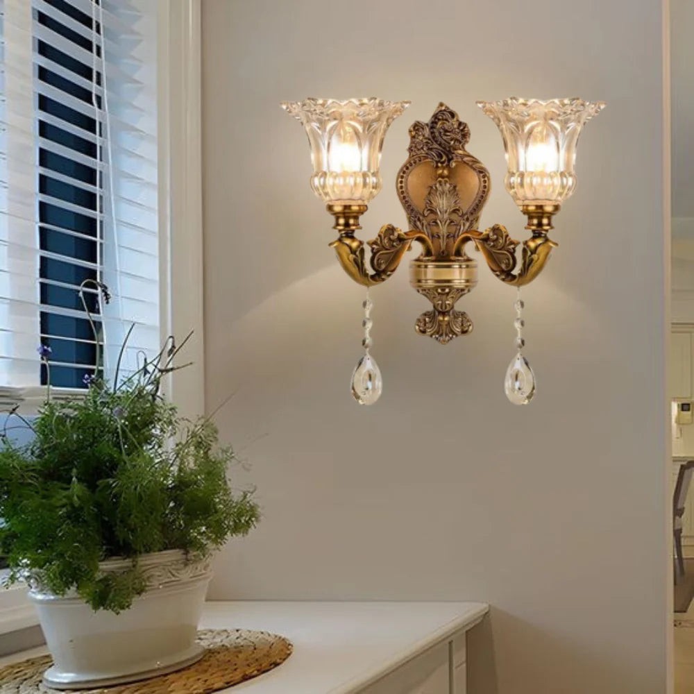 De Vintage Felicia dubbele wandlamp HL3338