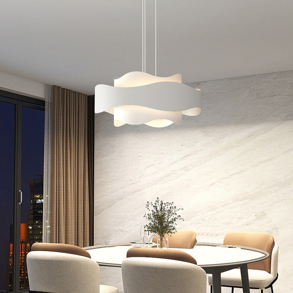 Crèmekleurige moderne minimalistische slaapkamer hanglamp HL474