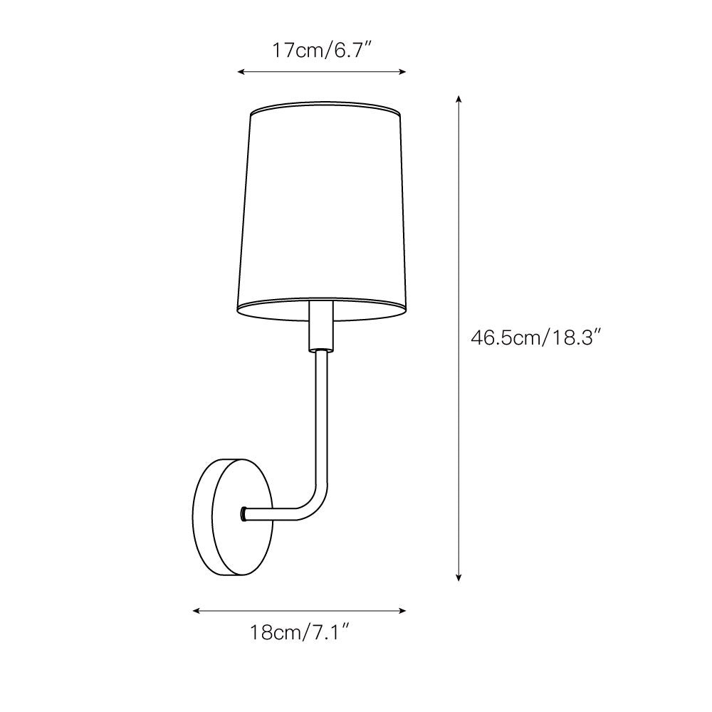 Jaxson wandlamp HL3155