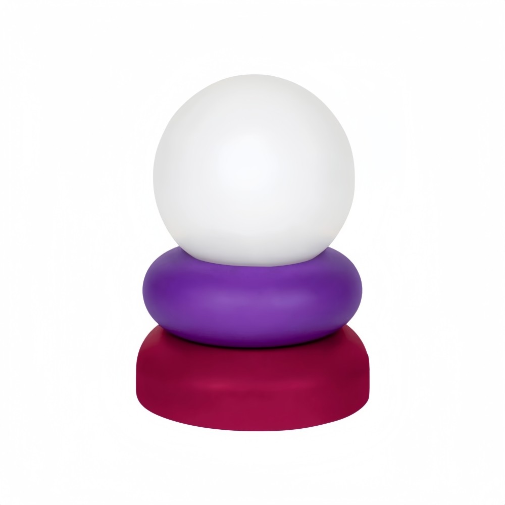 Macaron Opal Glass Tafellamp - Donut Artisan Lamp voor op het nachtkastje HL1066